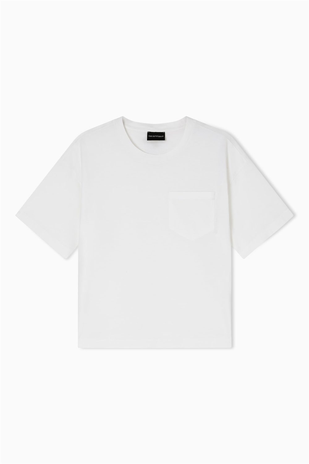 Emporio Armani Kadın Bisiklet Yaka T-Shirt Beyaz