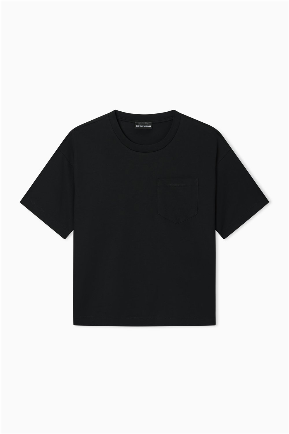 Emporio Armani Kadın Bisiklet Yaka T-Shirt Siyah