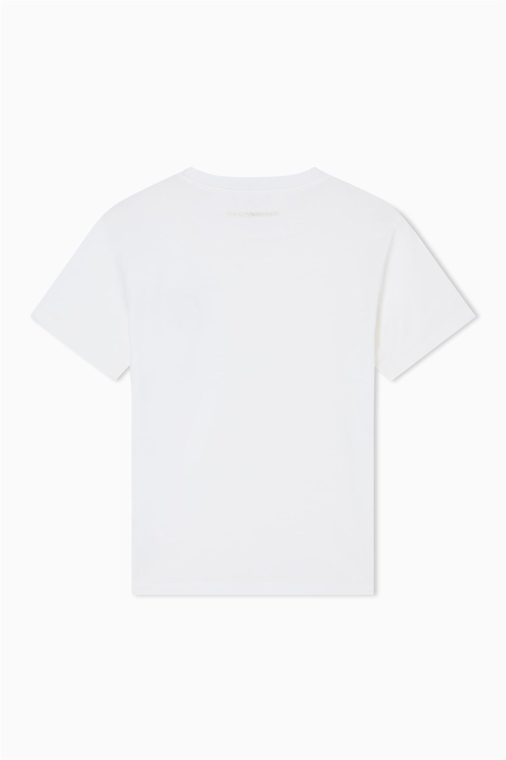 Emporio Armani Kadın Bisiklet Yaka T-Shirt Beyaz