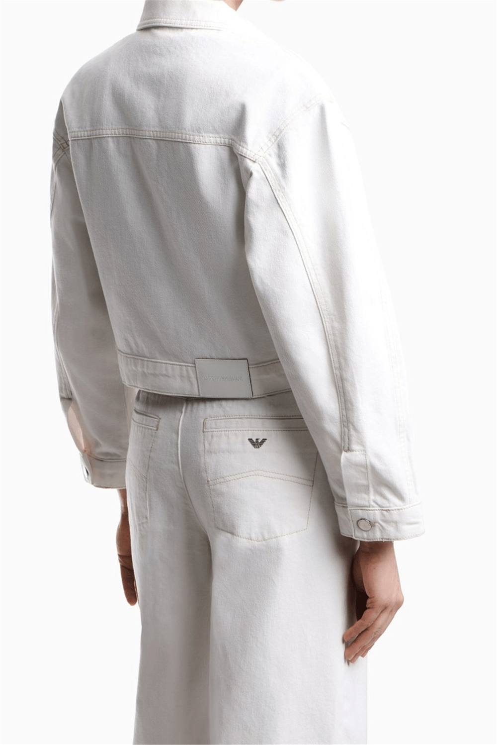 Emporio Armani Kadın Mont Beyaz