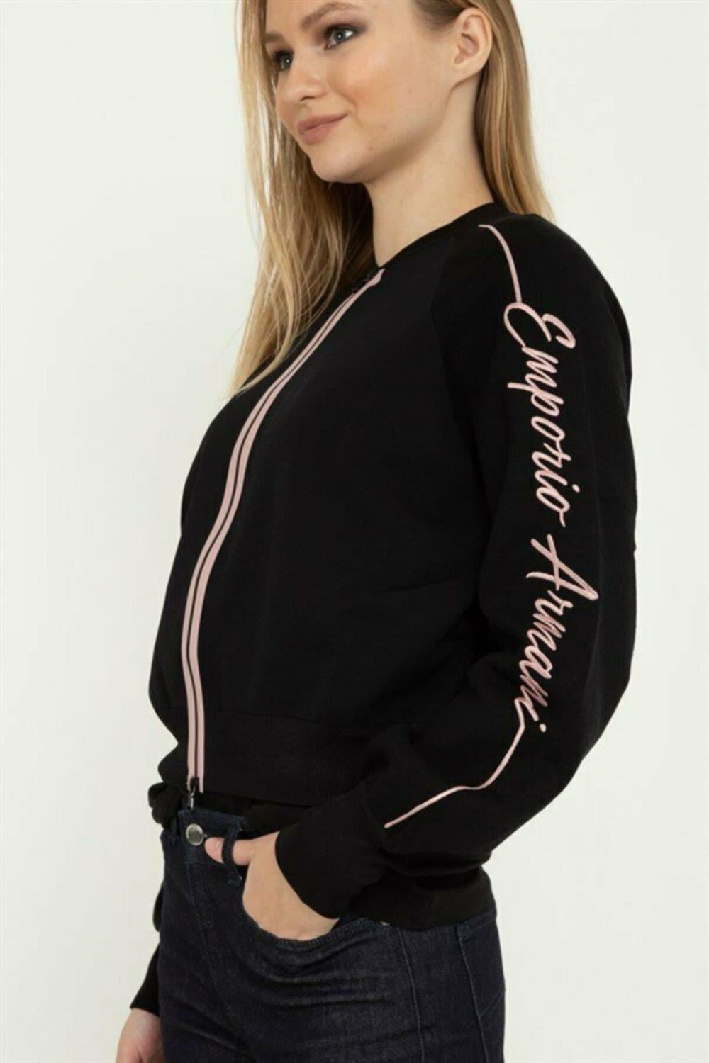 Emporio Armani Kadın Triko Siyah