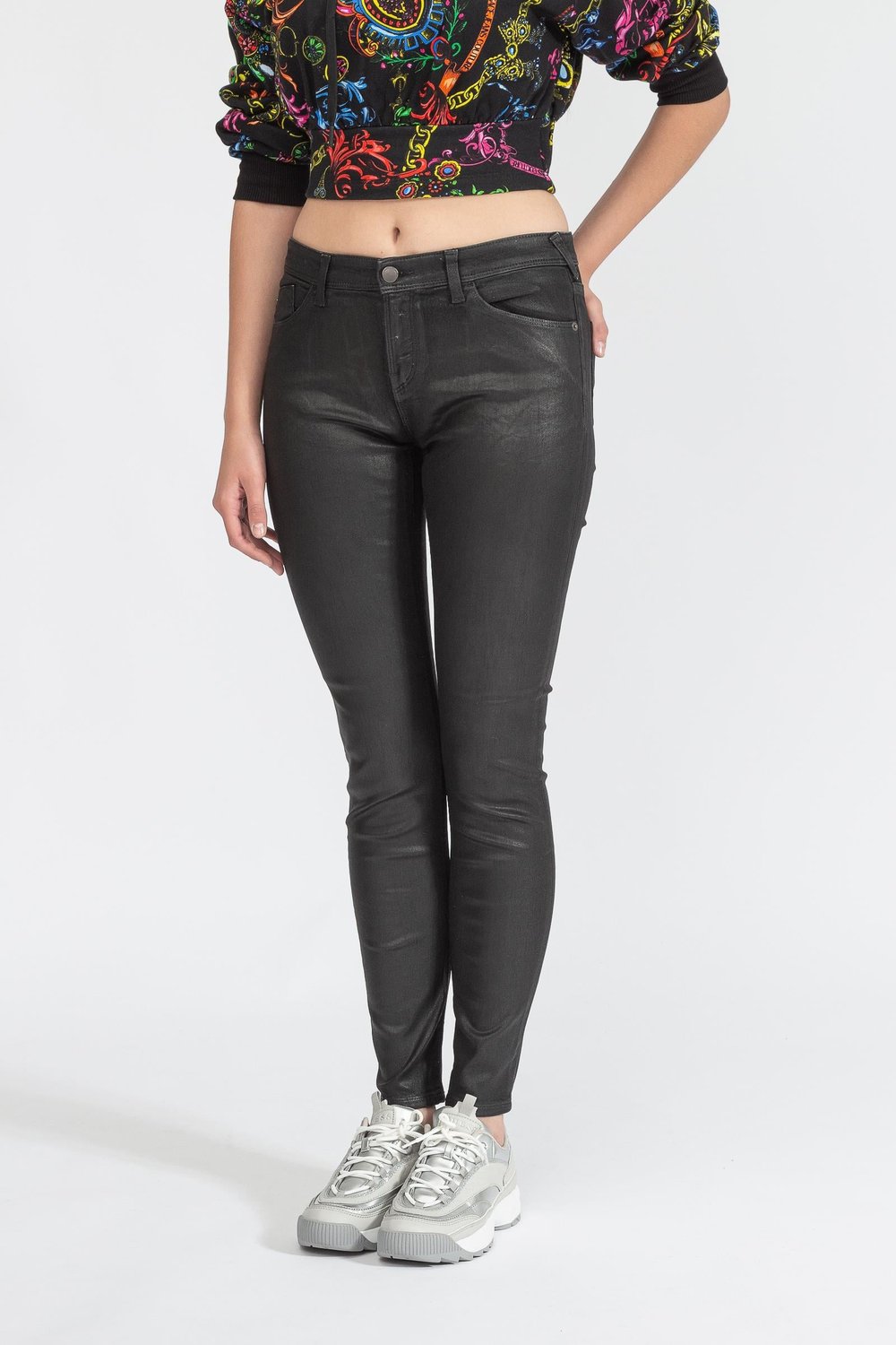 Emporio Armani Skinny Kadın Jean Pantolon Siyah