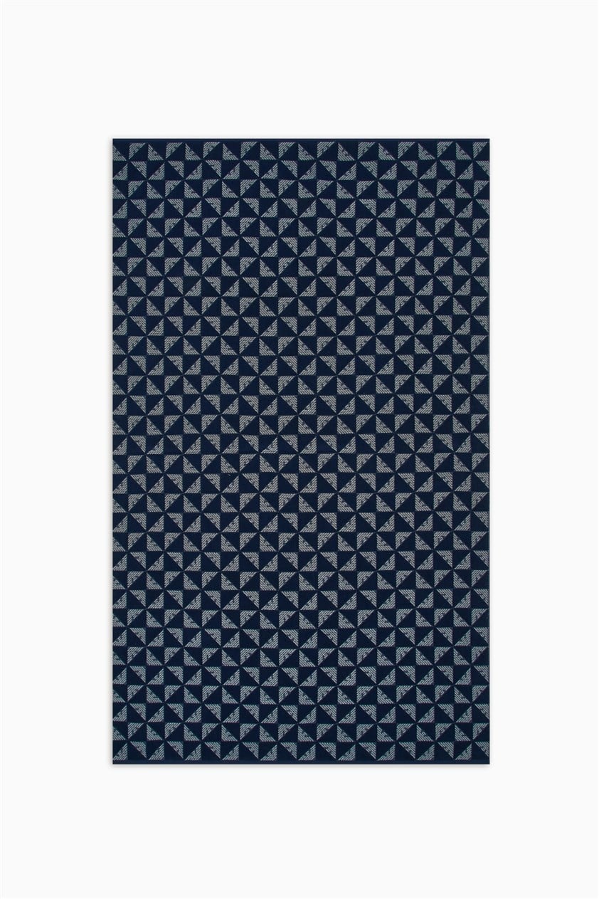 Emporio Armani Unisex Havlu Mavi