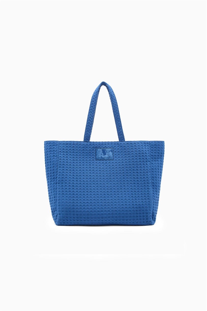 Emporio Armani Unisex Plaj Çantası Mavi