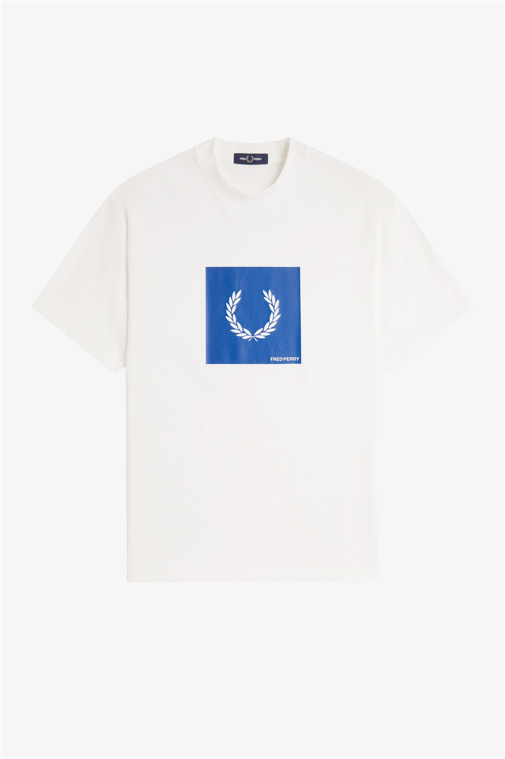 Fred Perry Box Graphic Erkek Bisiklet Yaka T-Shirt