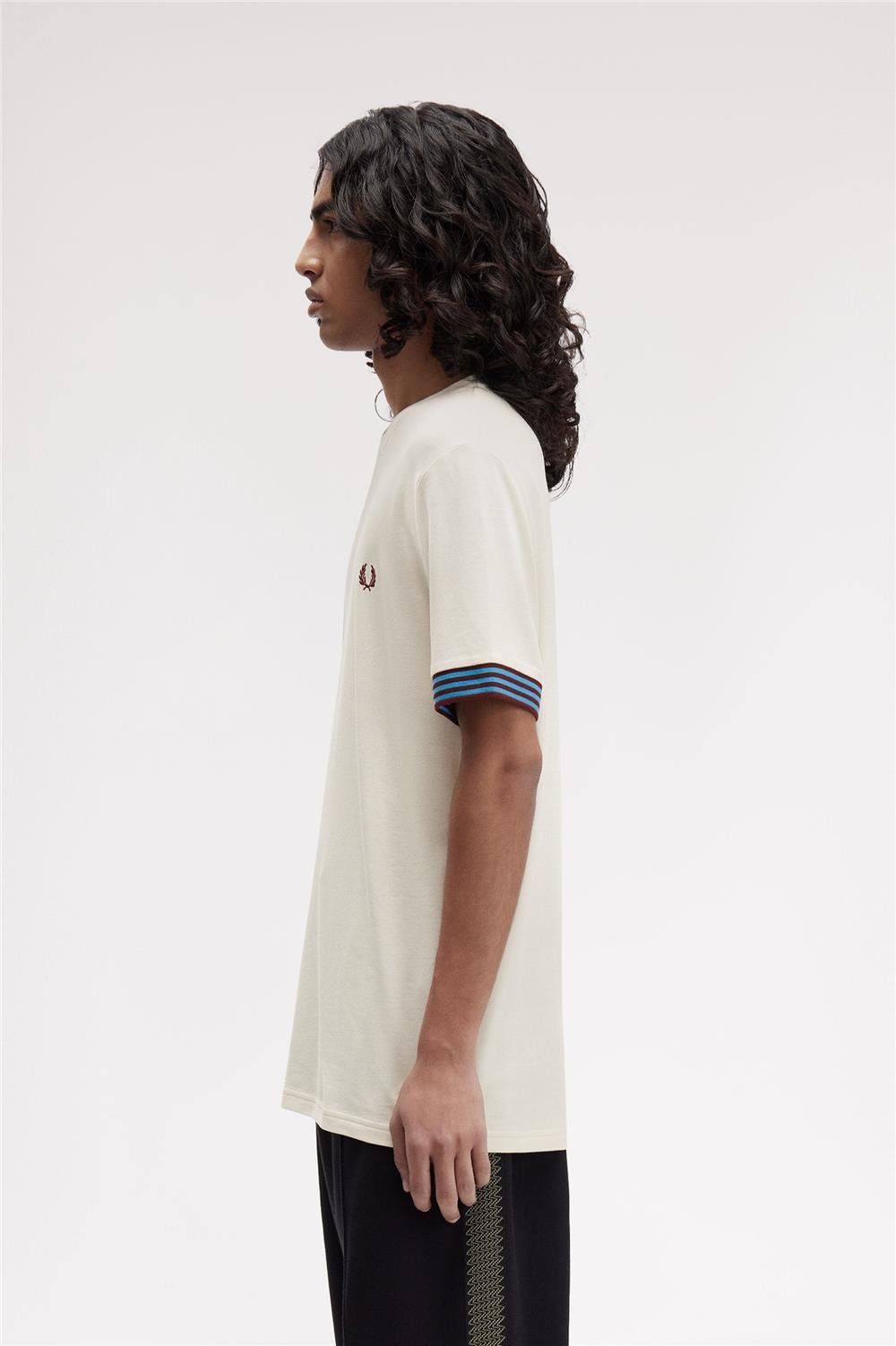 Fred Perry Erkek Bisiklet Yaka T-Shirt