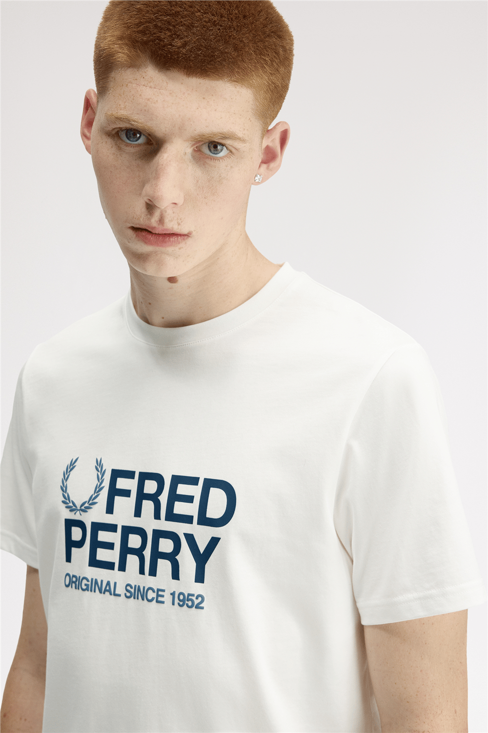 Fred Perry Original Graphic Erkek Bisiklet Yaka T-Shirt