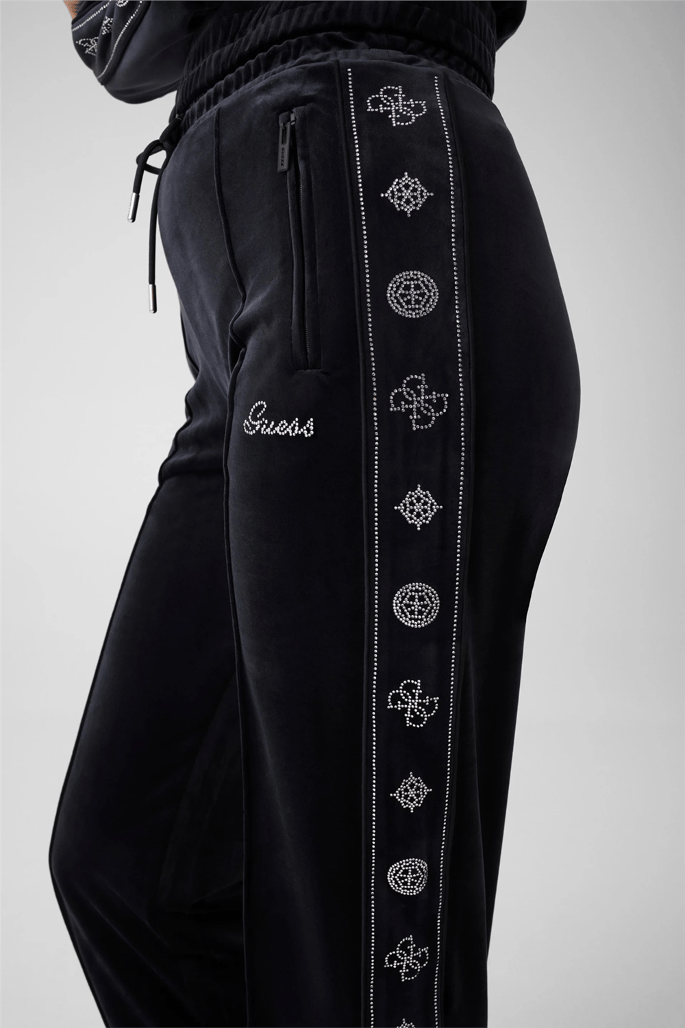Guess Amalia Kadın Aktif Skinny Fit Eşofman Altı Siyah