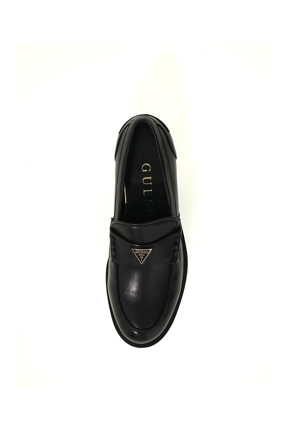 Guess Beliso Kadın Deri Loafer Siyah