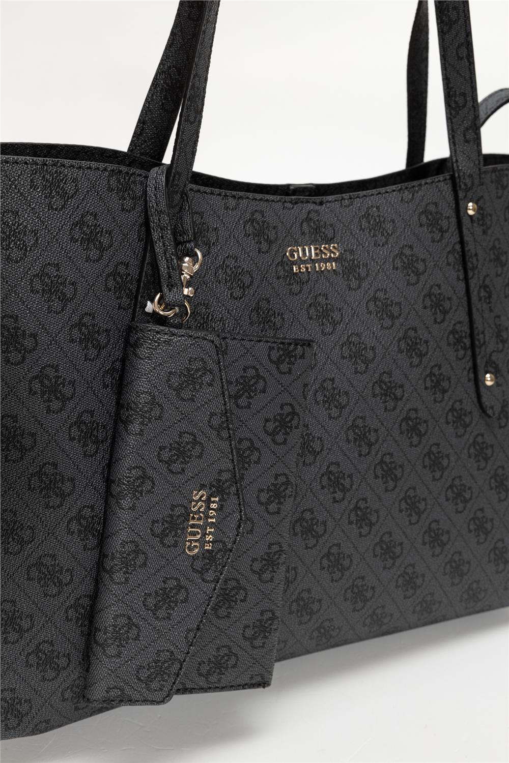 Guess Brenton Kadın Tote Çanta Gri