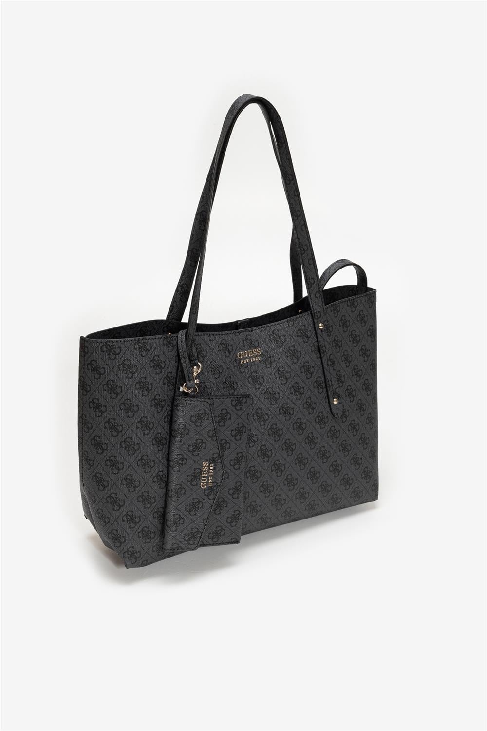 Guess Brenton Kadın Tote Çanta Gri