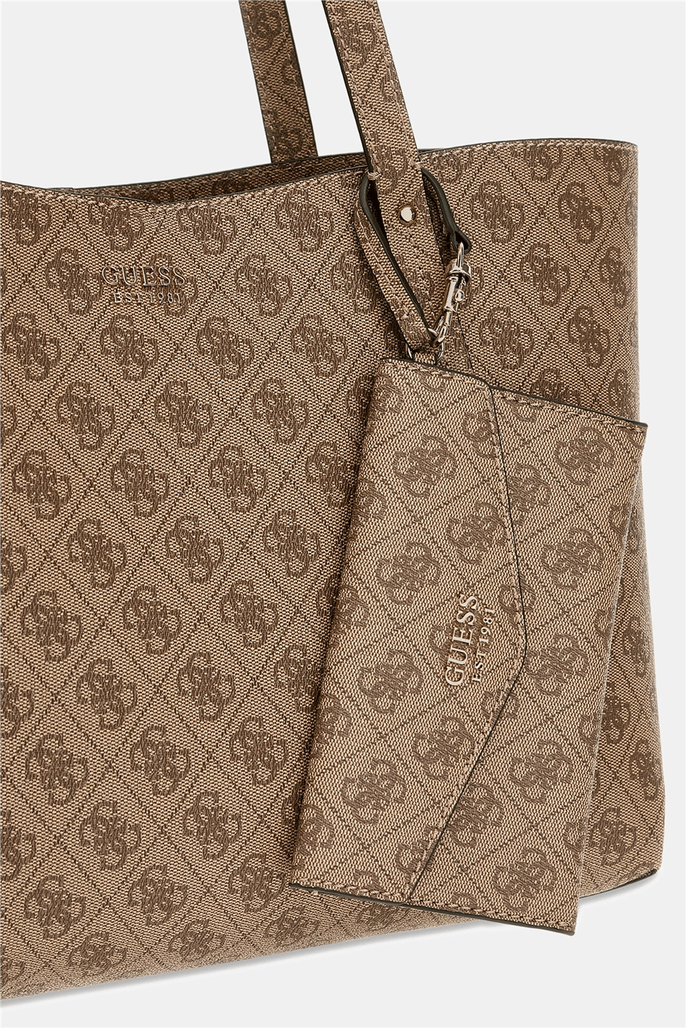 Guess Brenton Kadın Tote Çanta Kahverengi