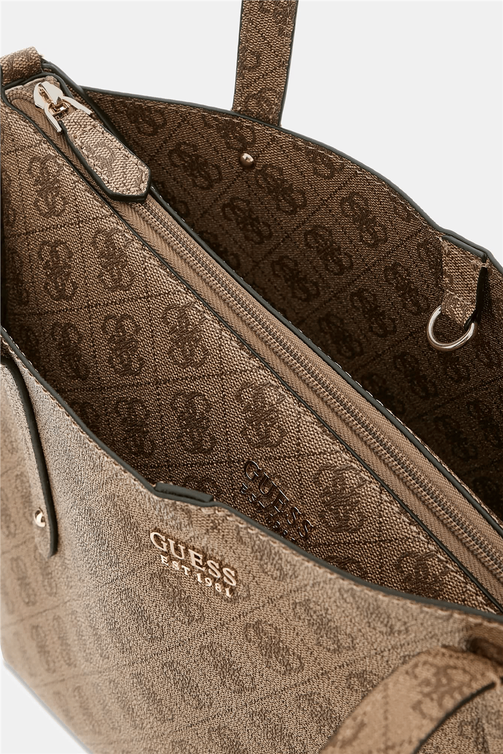 Guess Brenton Kadın Tote Çanta Kahverengi