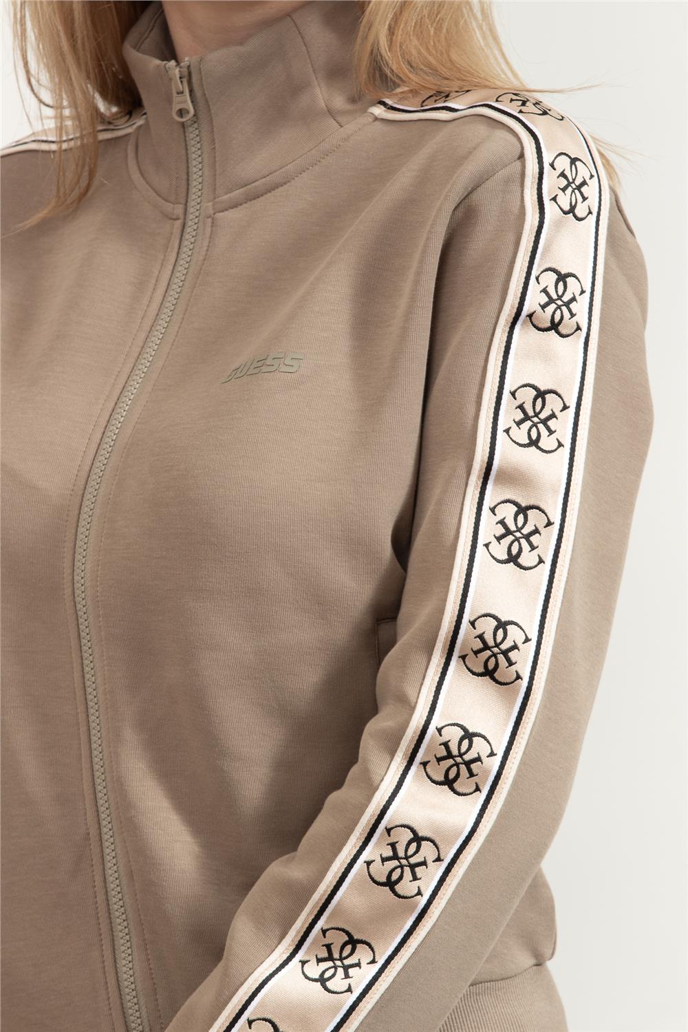 Guess Britney Kadın Aktif Fermuarlı Sweatshirt