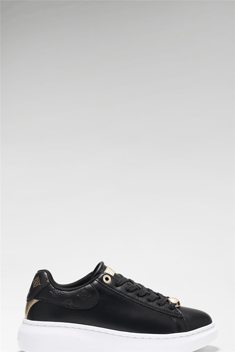 Guess Fireup Kadın Deri Sneaker Siyah