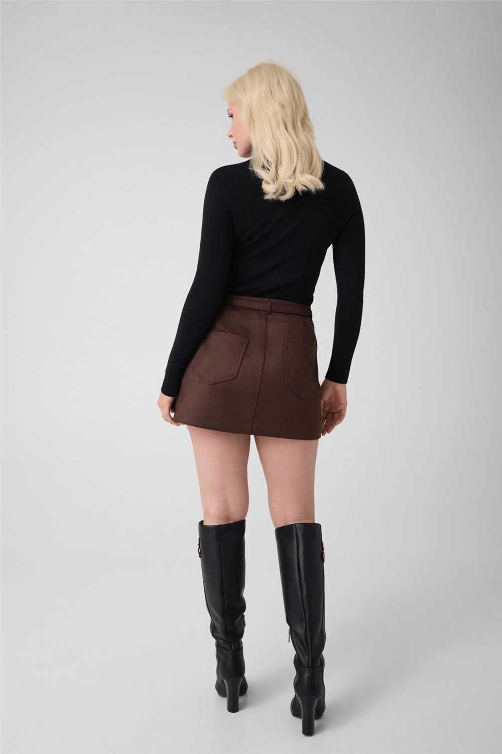 Guess Hallie Kadın Triko Siyah