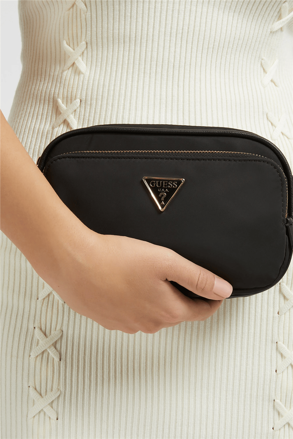 Guess Kadın Mini Omuz Çantası Siyah