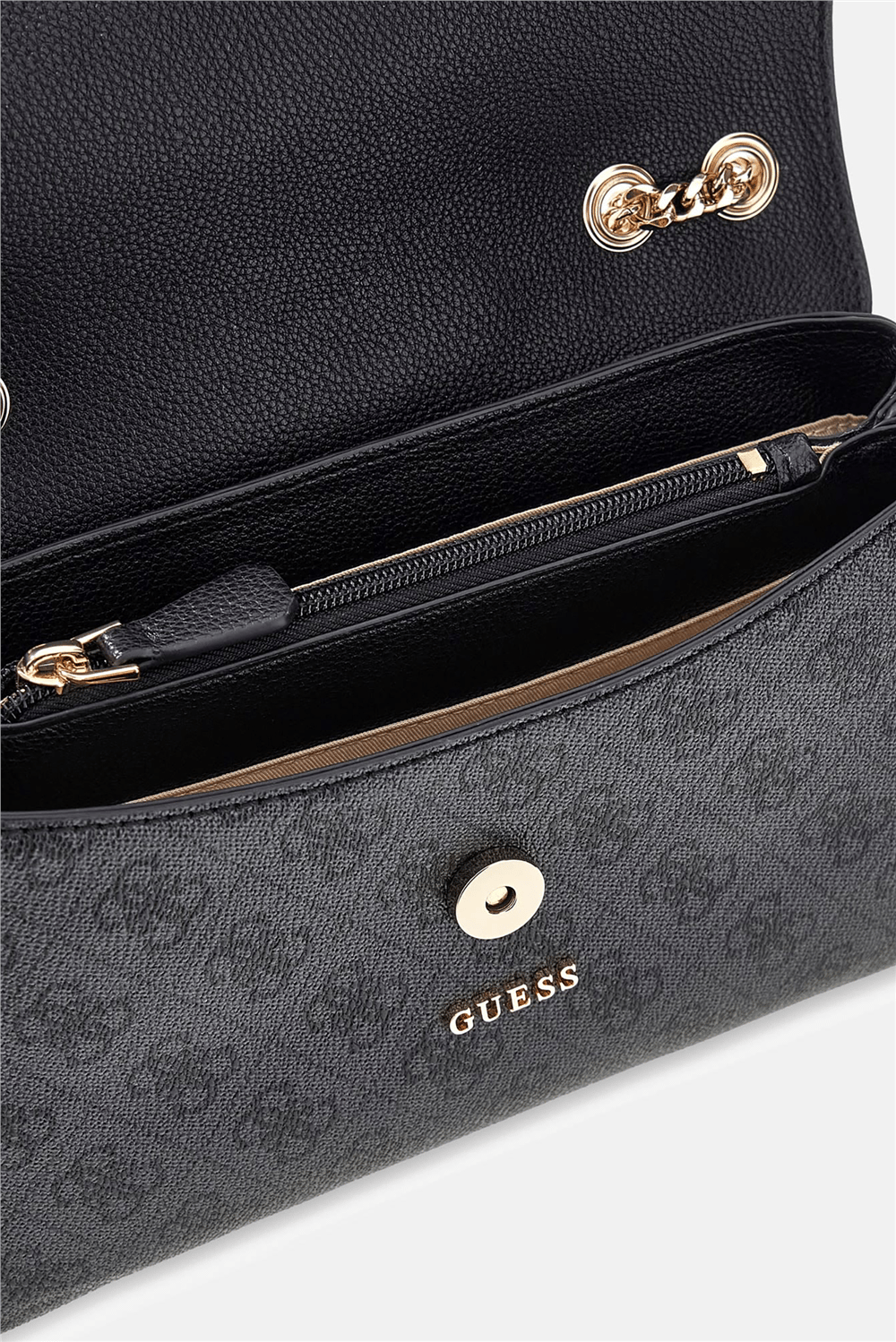 Guess Lindsey Kadın Omuz Çantası Gri