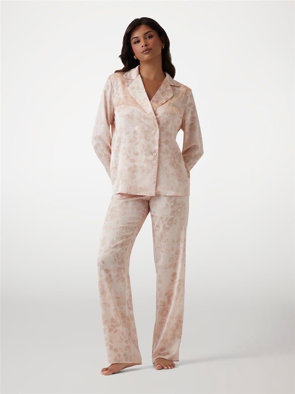 Guess Louise Kadın Pijama Seti Pembe