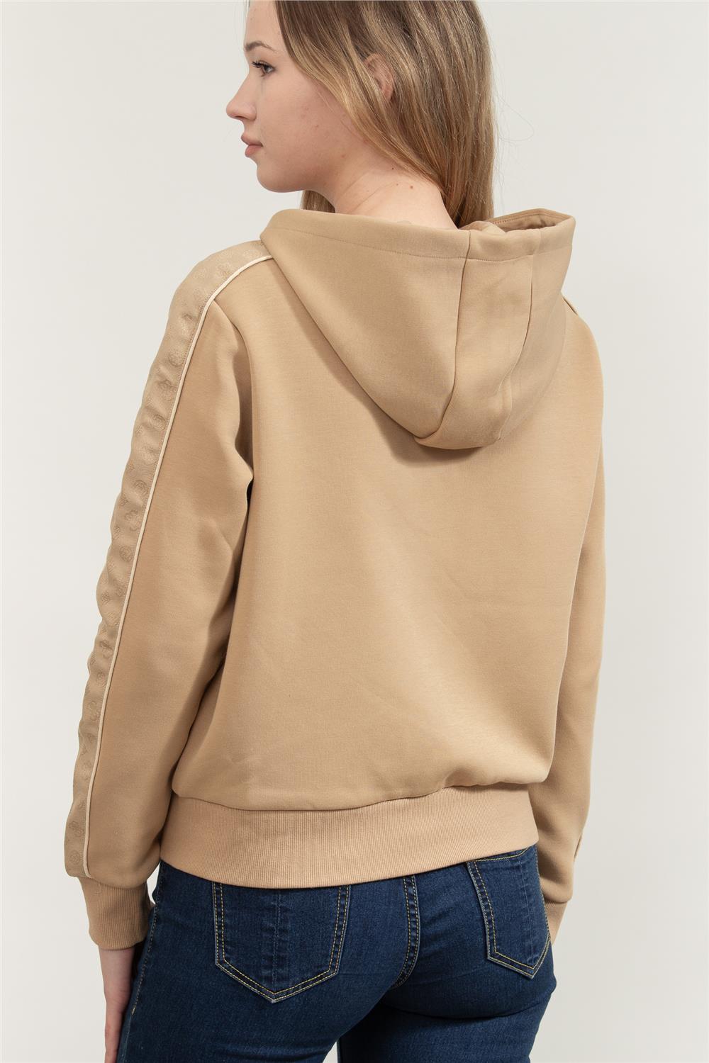 Guess Maryella Kadın Aktif Fermuarlı Sweatshirt