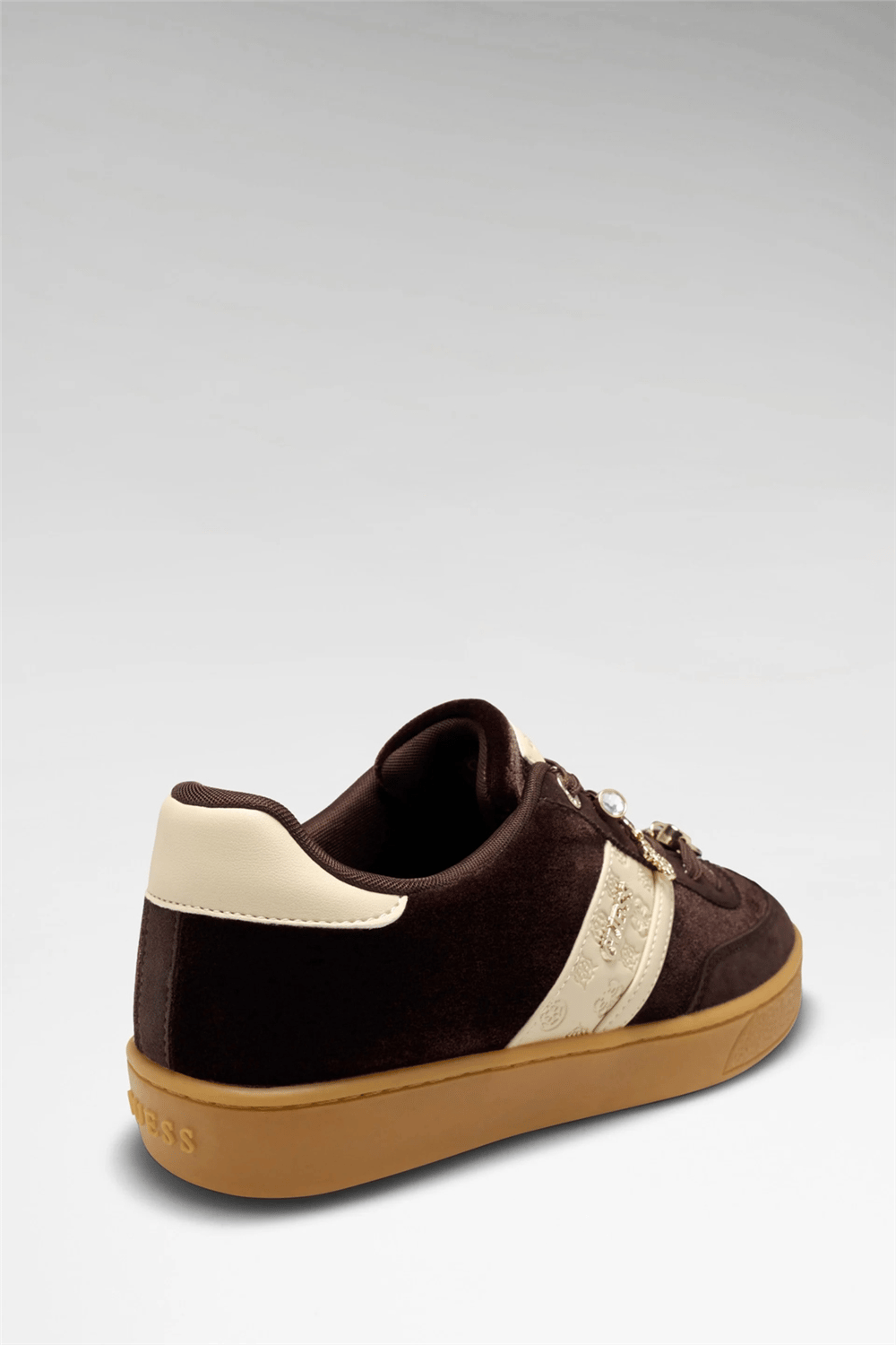 Guess Naoki Kadın Deri Karışımlı Sneaker Kahverengi