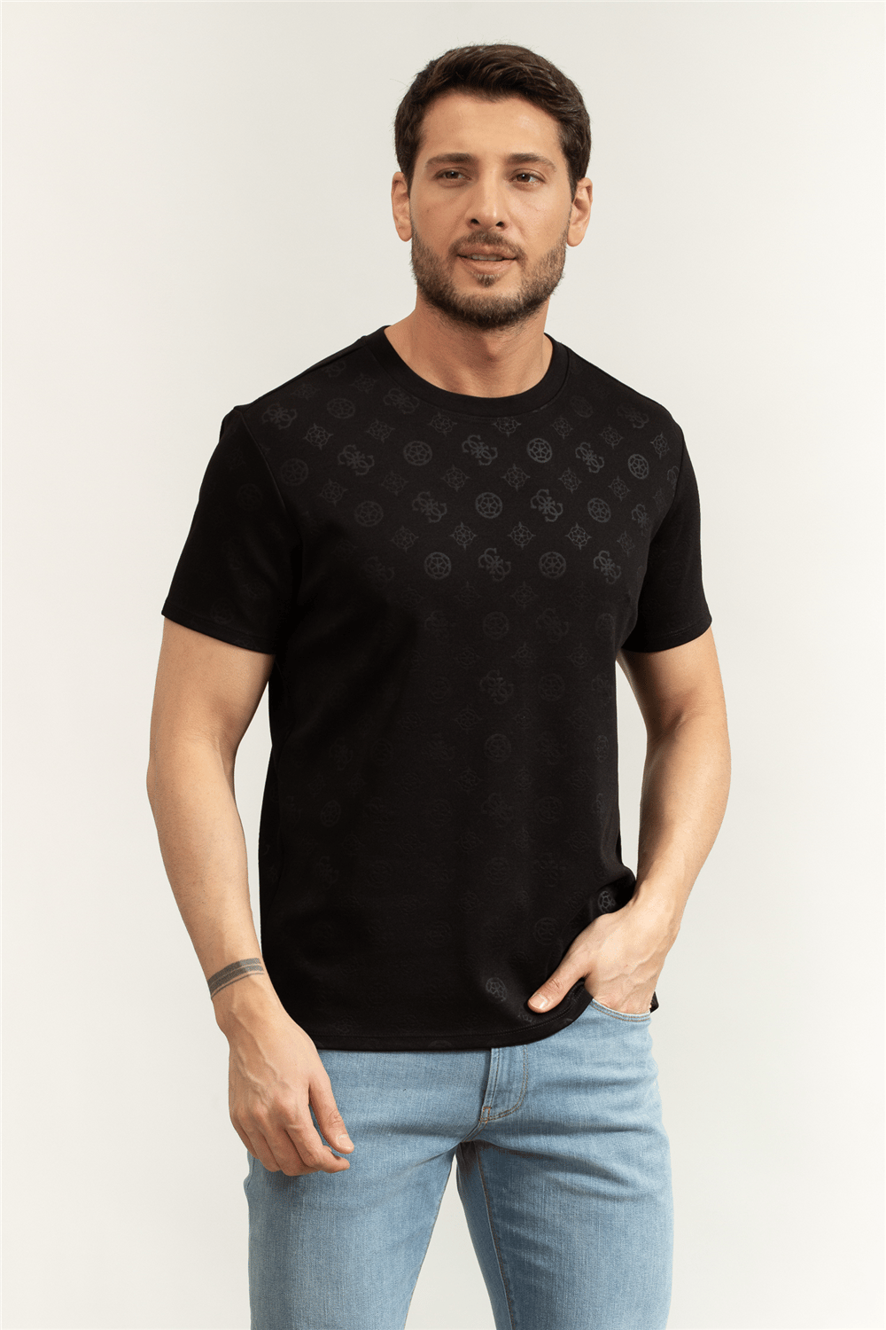 Guess Nico Erkek Triko Çok Renkli