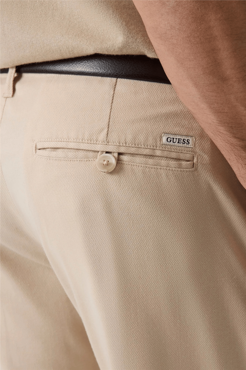 Guess Paolo Erkek Regular Fit Pantolon Kahverengi