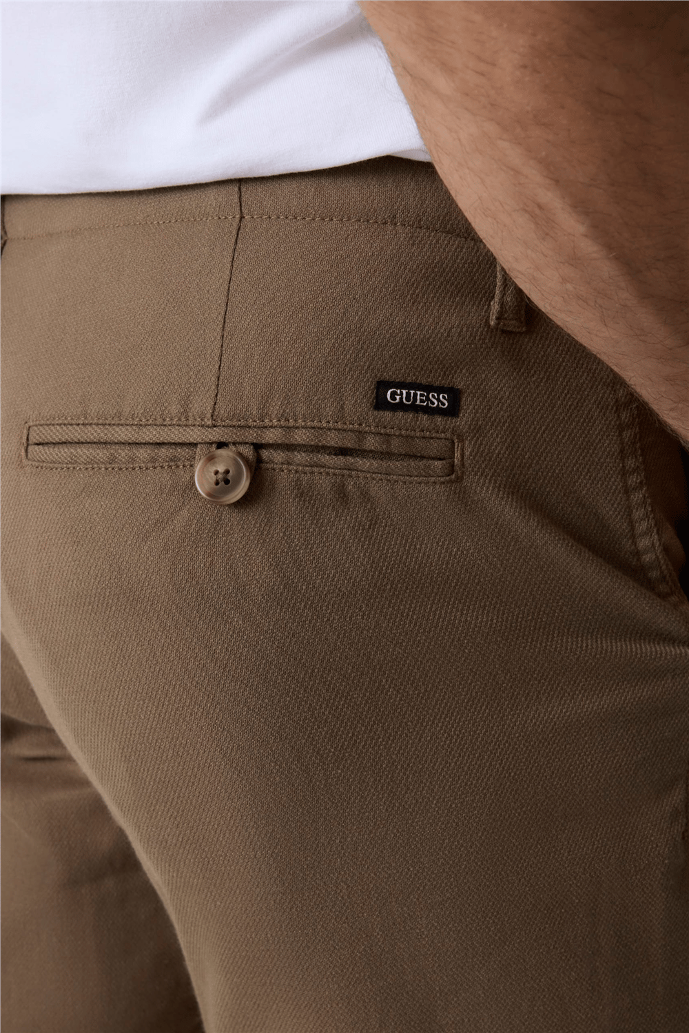 Guess Paolo Erkek Regular Fit Pantolon Kahverengi