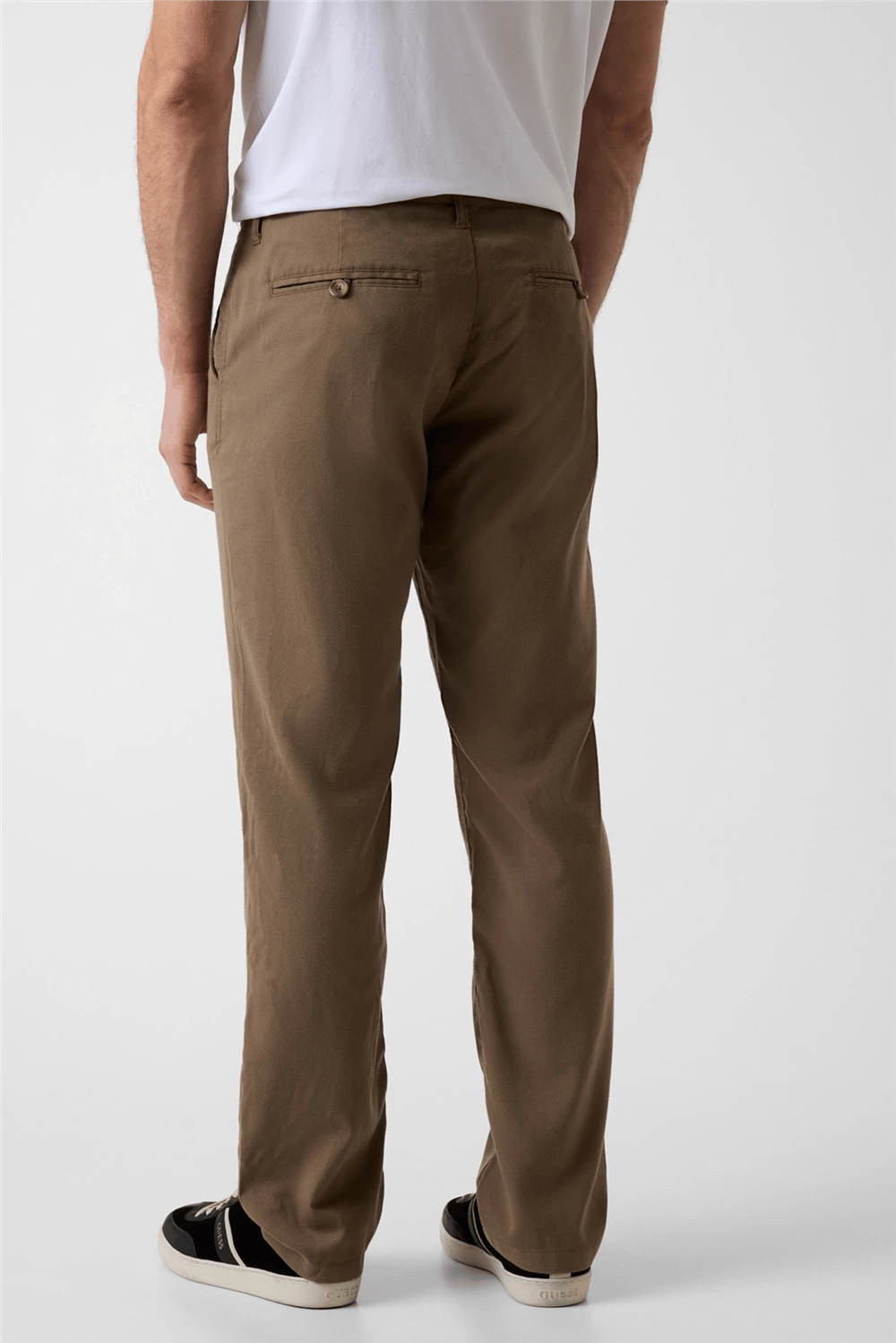 Guess Paolo Erkek Regular Fit Pantolon Kahverengi