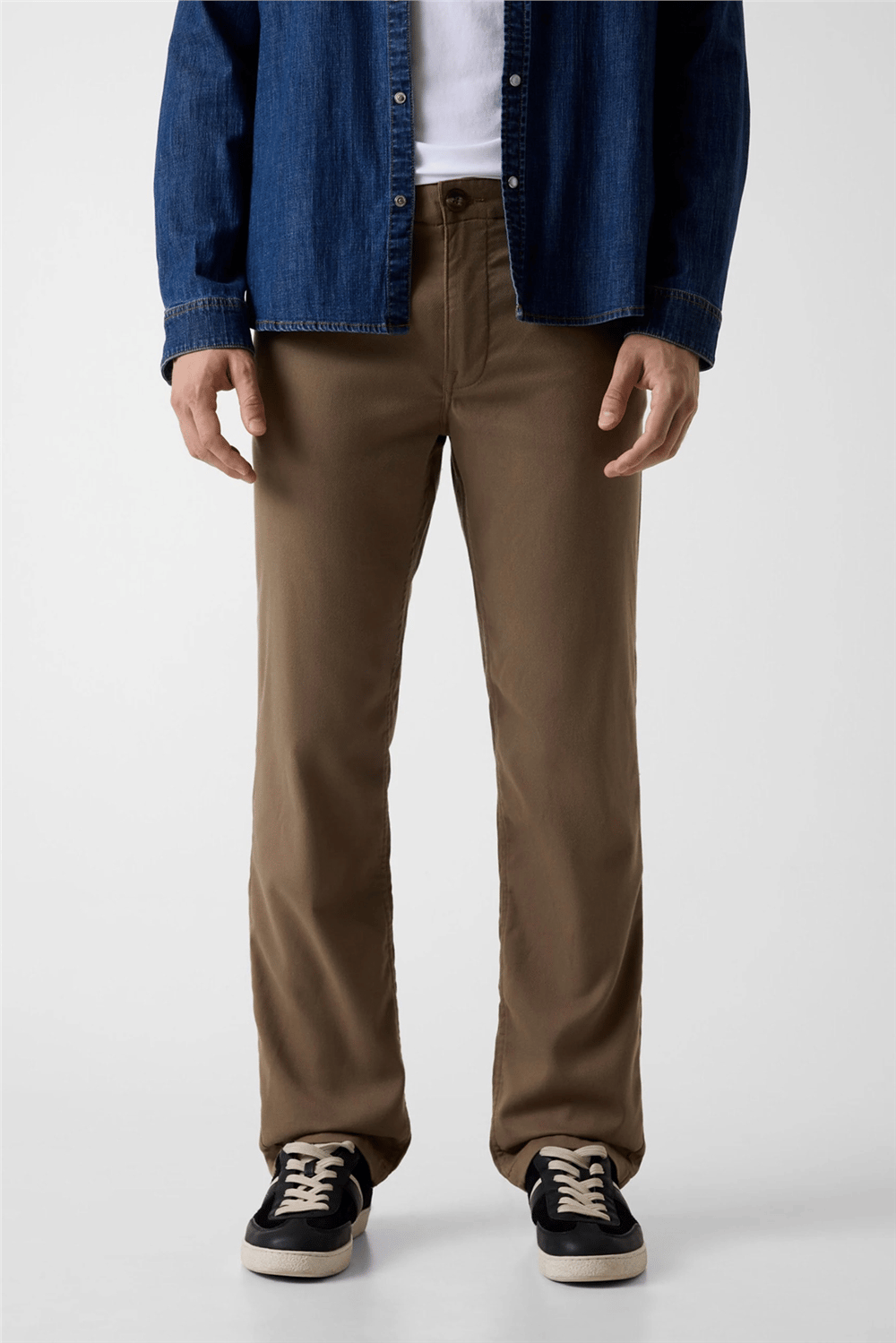 Guess Paolo Erkek Regular Fit Pantolon Kahverengi