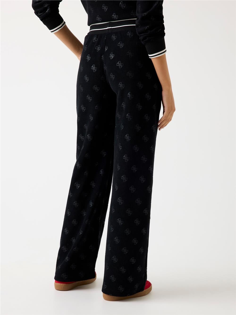 Guess Paulina Kadın Aktif Loose Fit Eşofman Altı Siyah