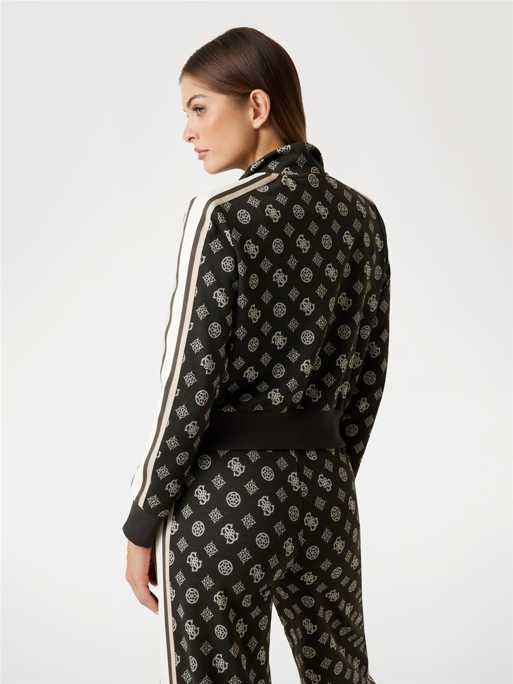 Guess Peony Kadın Aktif Fermuarlı Sweatshirt Çok Renkli