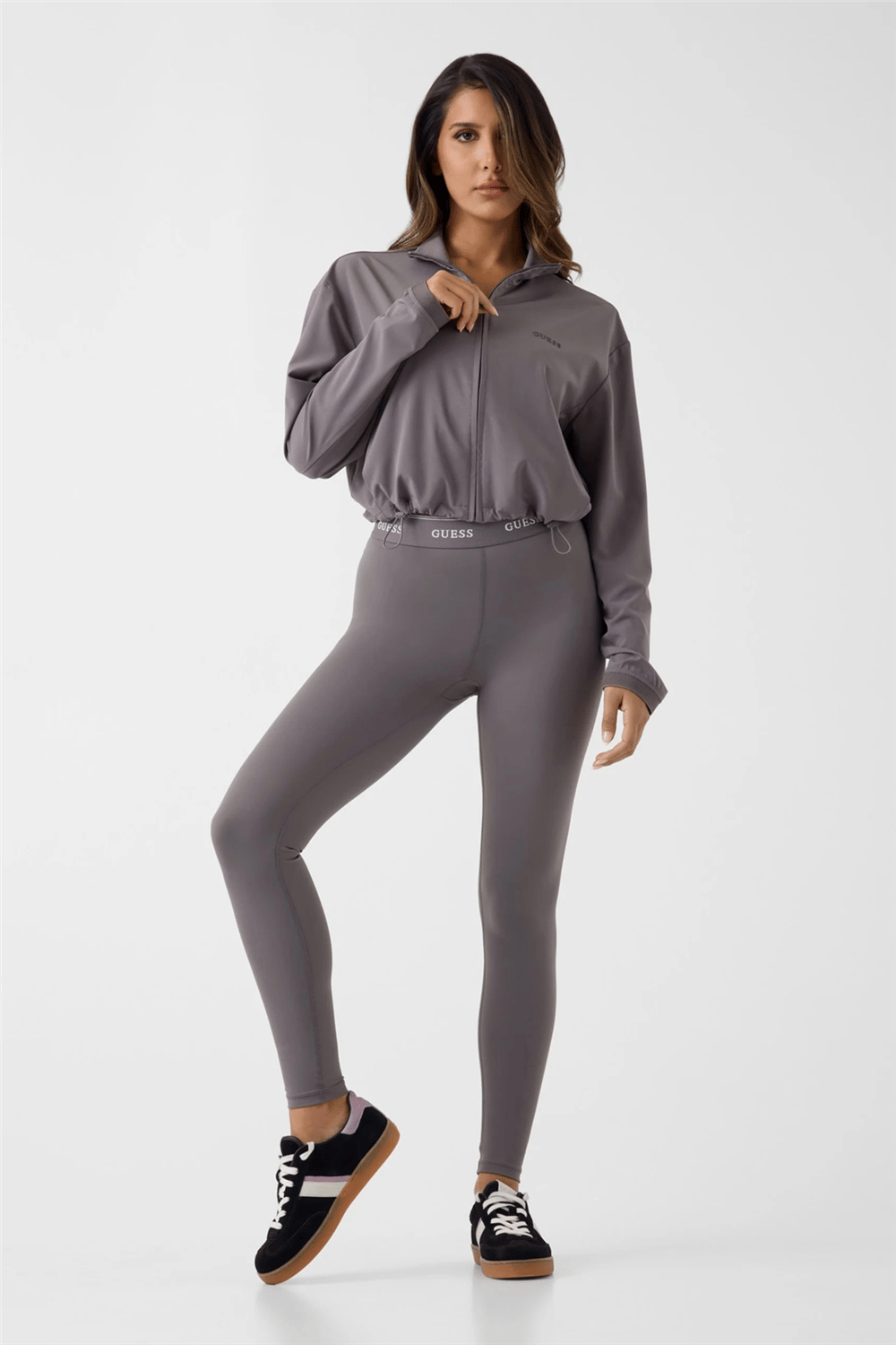 Guess Selene Kadın Aktif Fermuarlı Sweatshirt