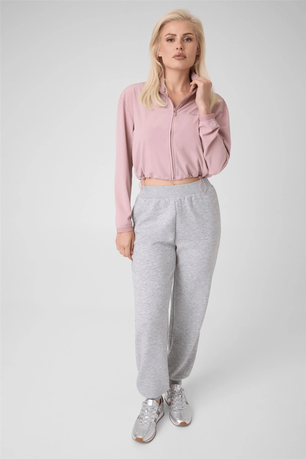 Guess Selene Kadın Aktif Fermuarlı Sweatshirt
