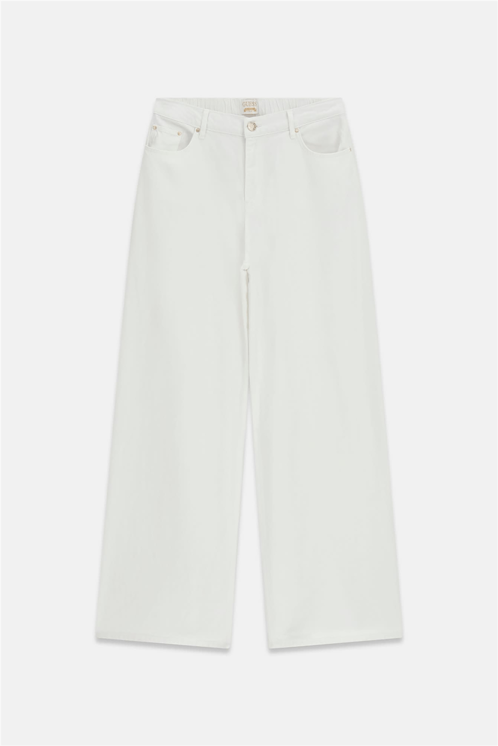 Guess Widy Kadın Palazzo Fit Pantolon Beyaz