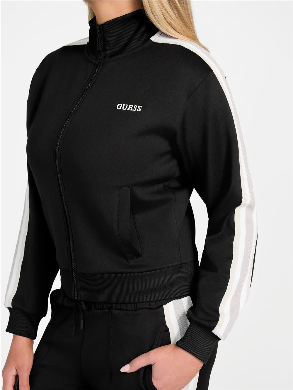 Guess Yarrow Kadın Aktif Scuba Fermuarlı Sweatshirt
