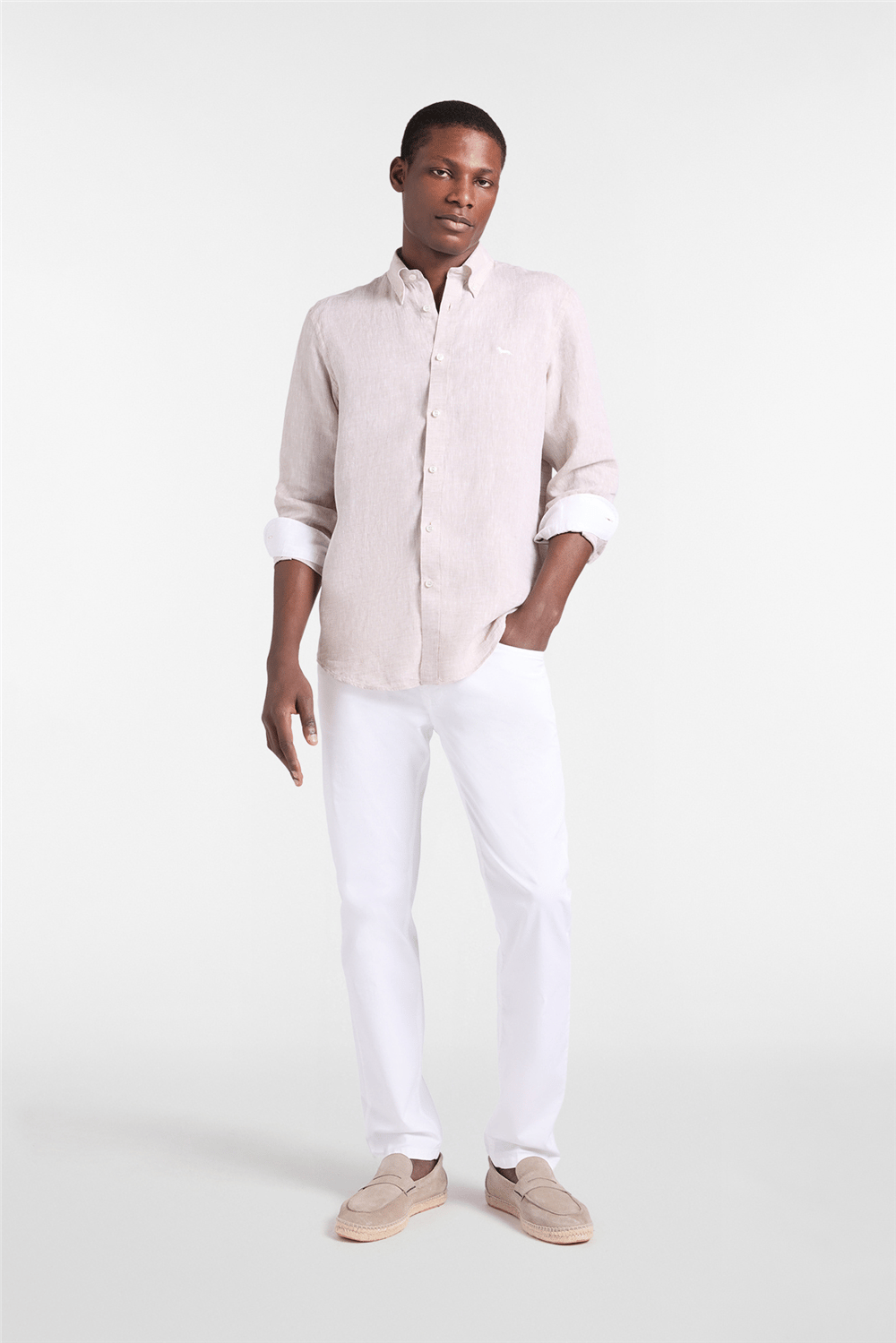 Harmont Blaine Camicia 2 Tes Contrasti In Erkek Gömlek