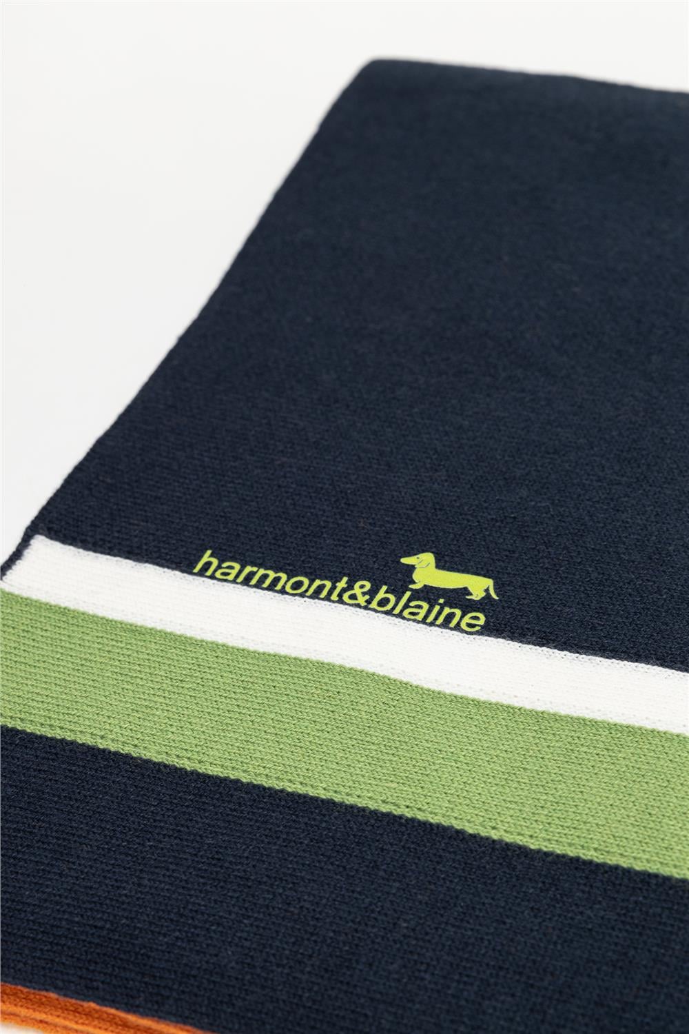 Harmont Blaine Erkek Atkı Lacivert