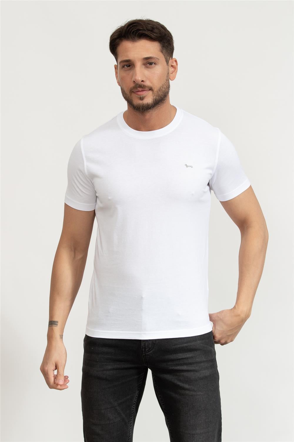 Harmont Blaine Erkek Bisiklet Yaka T-Shirt