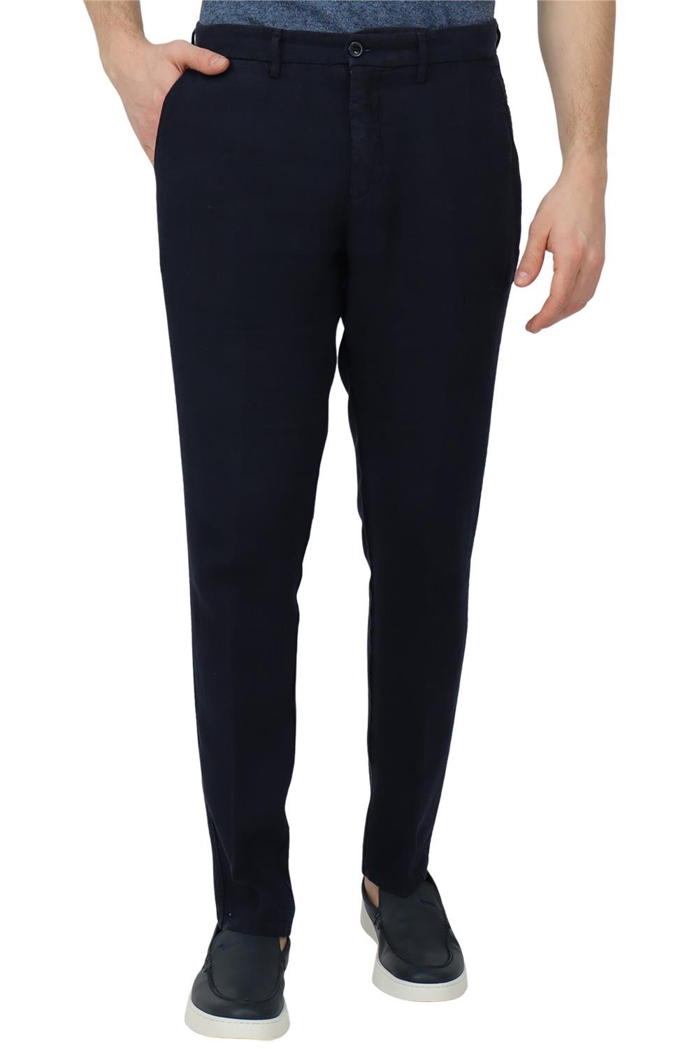 Harmont Blaine Erkek Chino Pantolon Lacivert