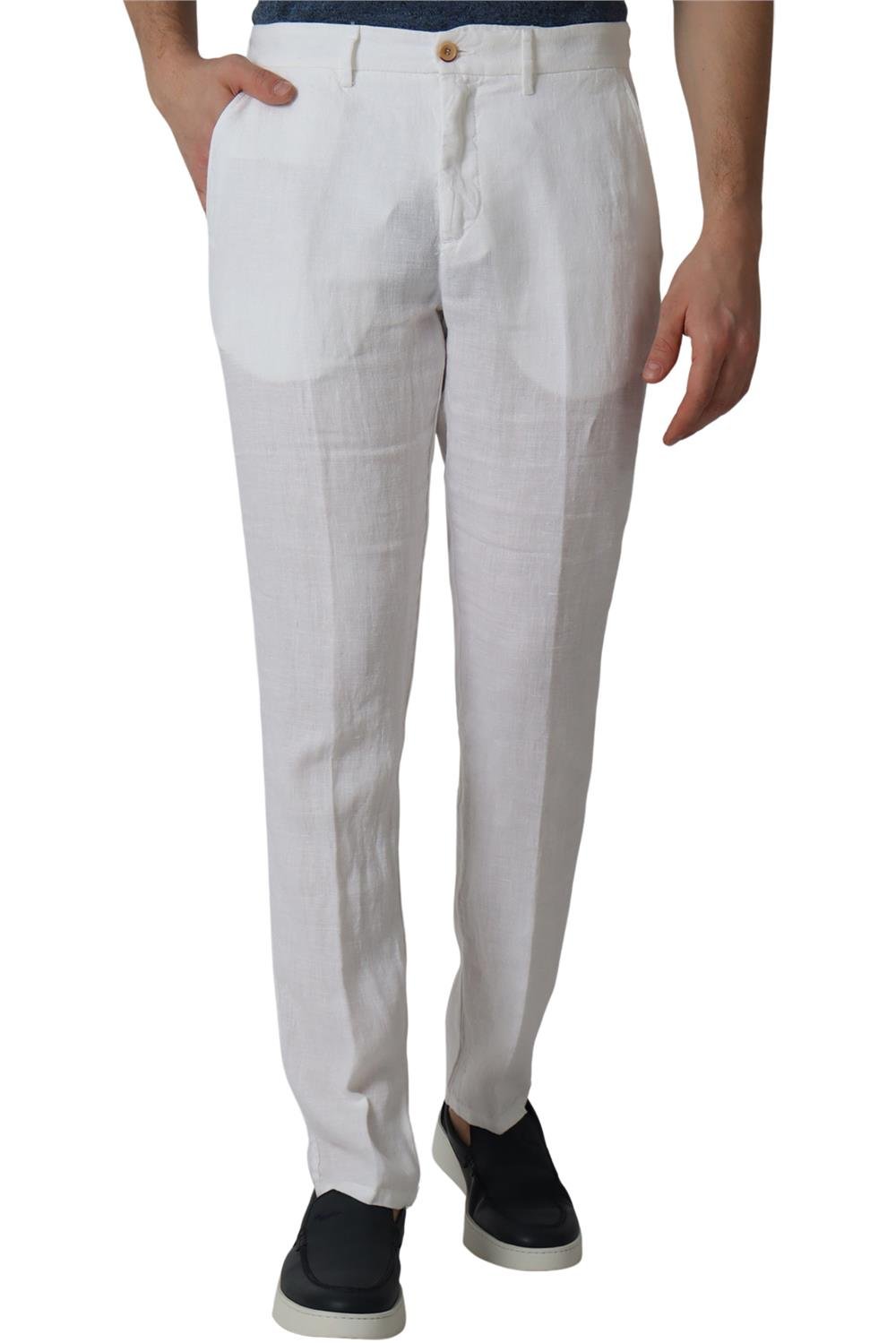 Harmont Blaine Erkek Chino Pantolon Beyaz