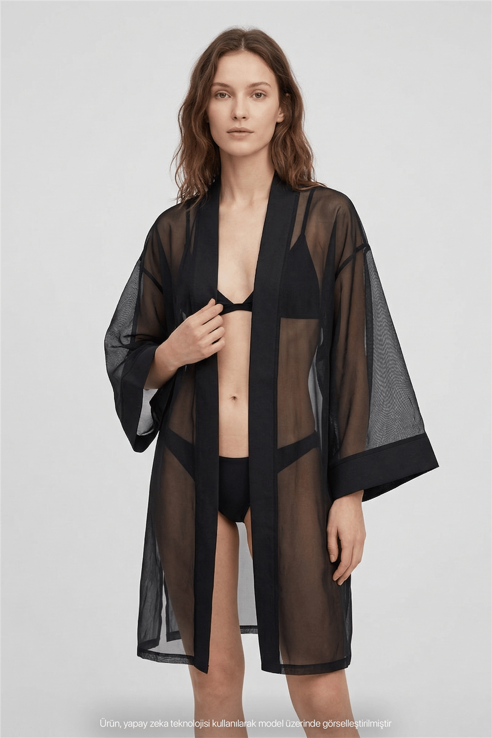 Harremsea Kadın Kimono Çok Renkli