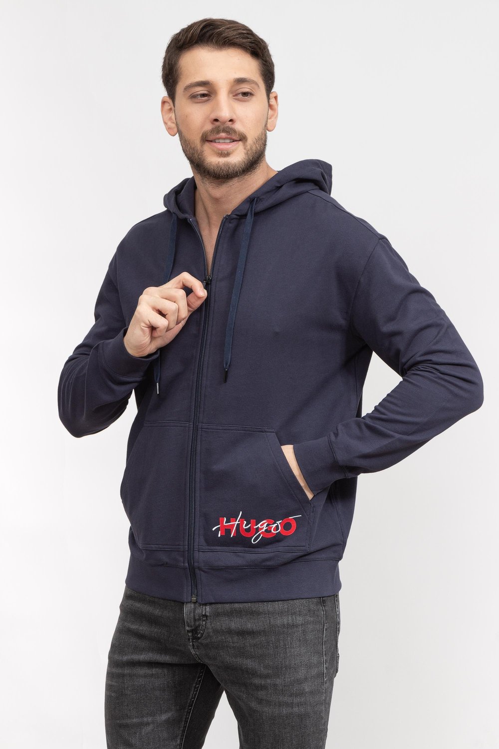 Hugo Combined Erkek Pijama Üstü Mavi