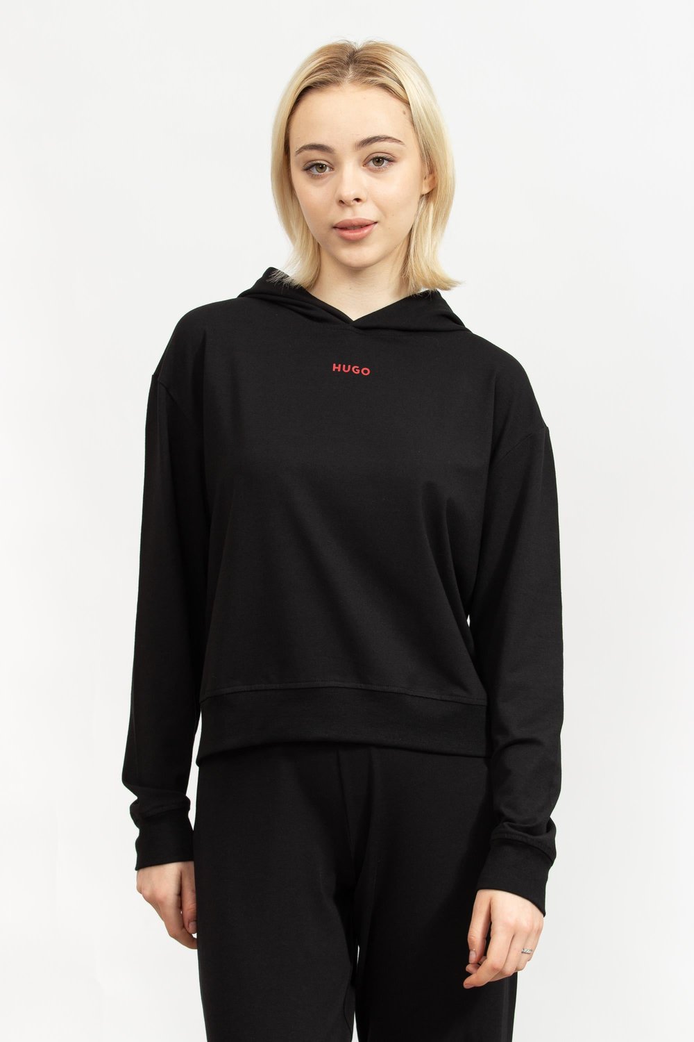 Hugo Kadın Kapüşonlu Sweatshirt Siyah