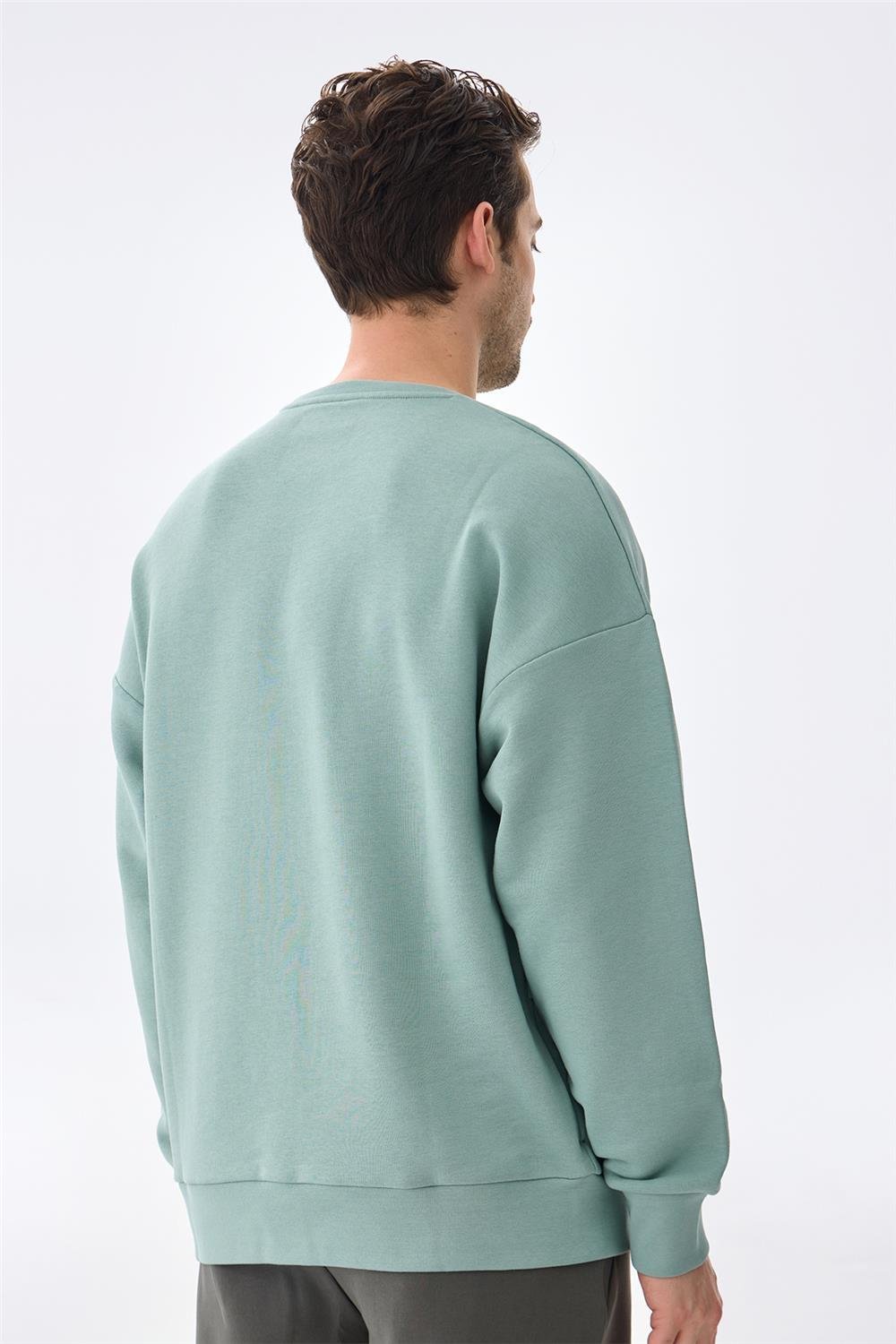 Isaora Erkek Bisiklet Yaka Sweatshirt