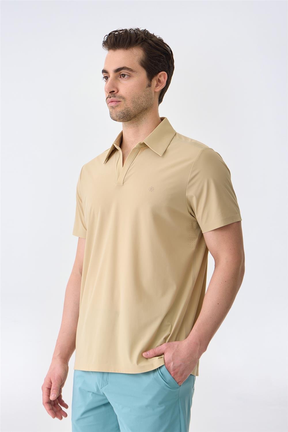 ISAORA Erkek Polo Yaka T-Shirt