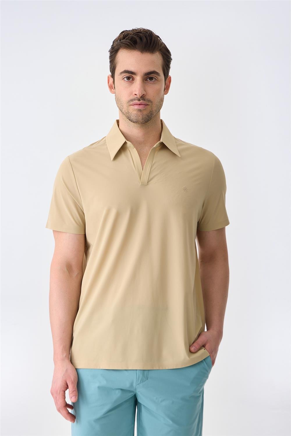 ISAORA Erkek Polo Yaka T-Shirt