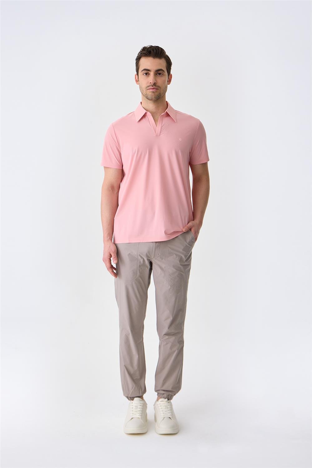 ISAORA Erkek Polo Yaka T-Shirt