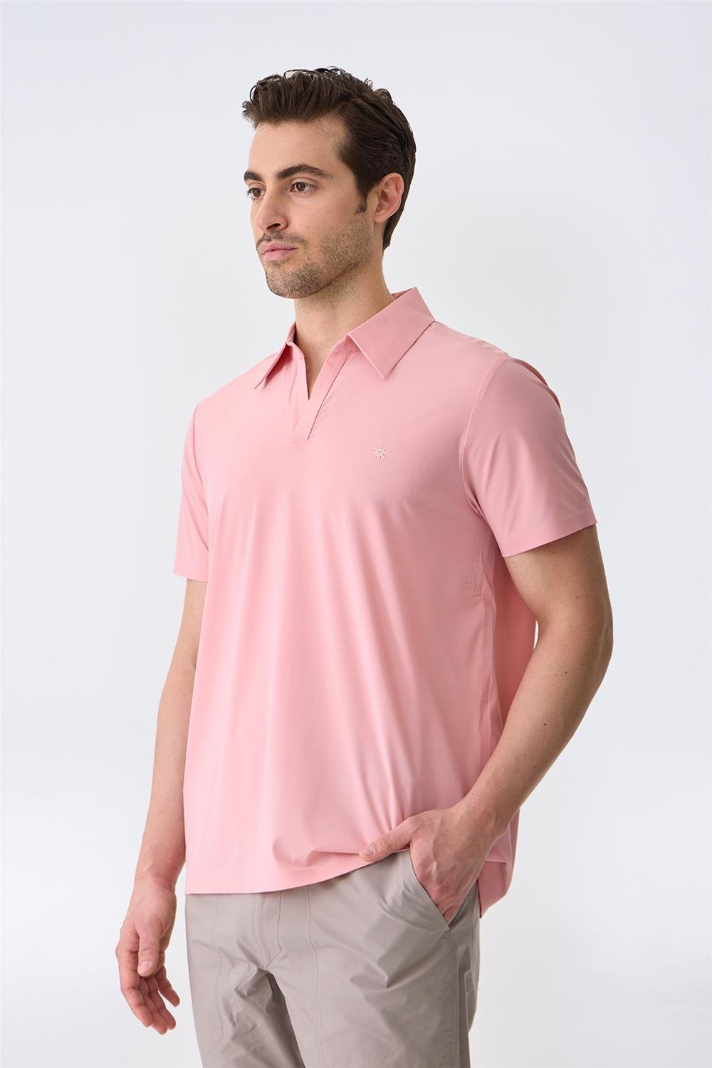 ISAORA Erkek Polo Yaka T-Shirt