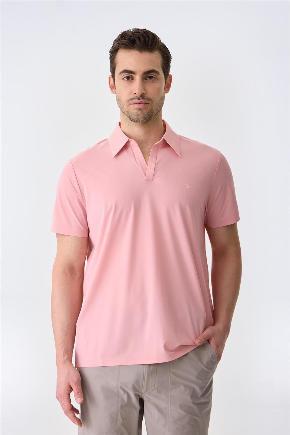 ISAORA Erkek Polo Yaka T-Shirt